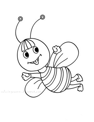 Bees Coloring Pages