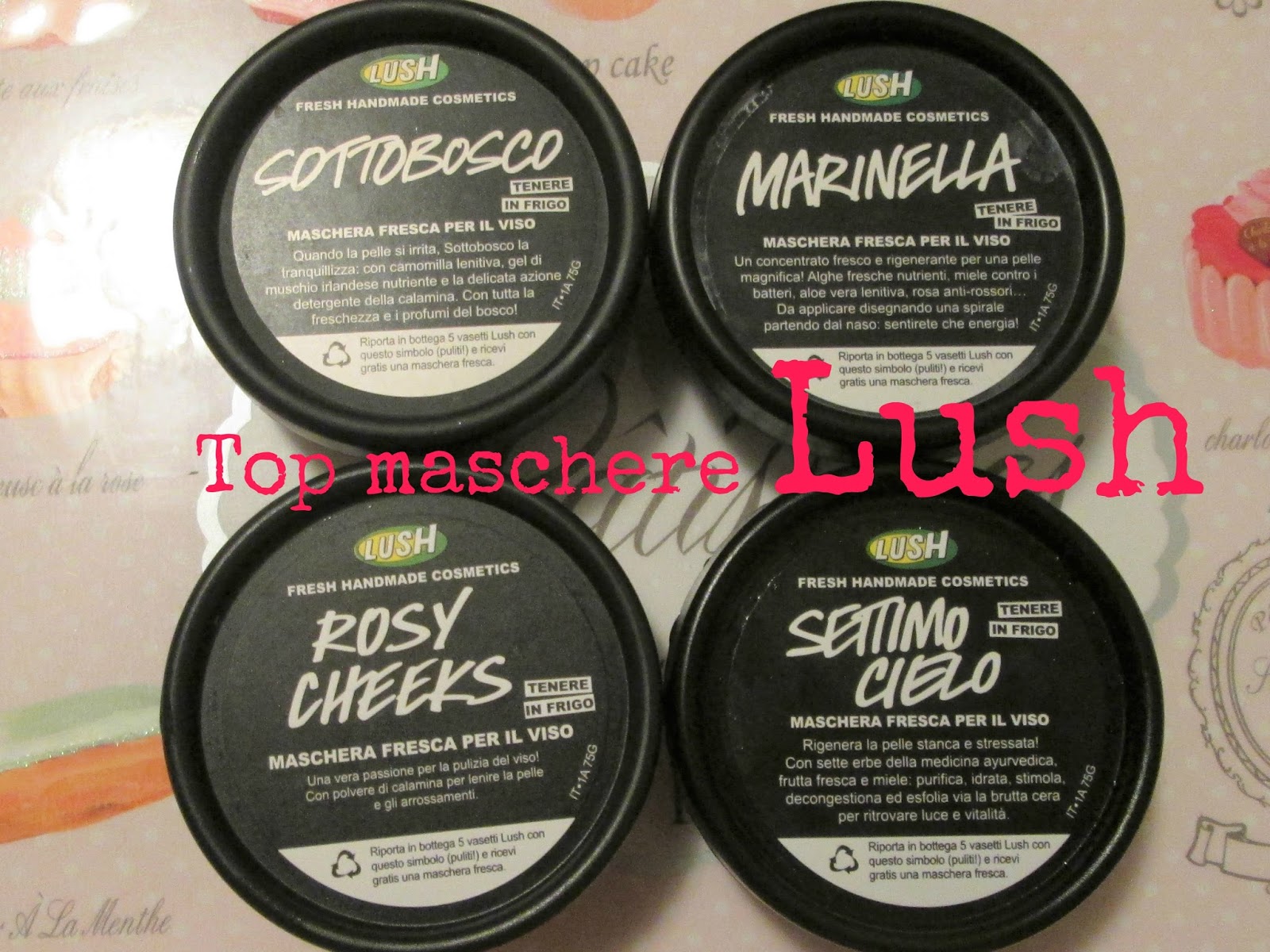 Maschere Fresche Lush Le Mie Preferite Saracosmesi
