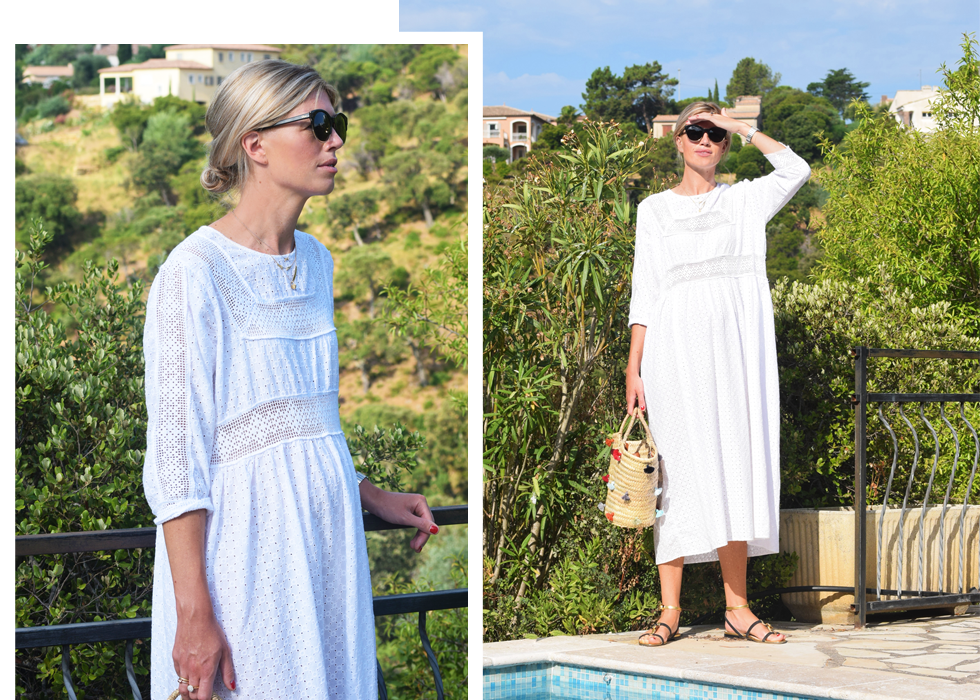 Outfit of the day, N°21, bettina Vermillon, Minitials, Anne Zellien, Mia Zia, Dior, Dewolf, ootd, style, fashion, blogger, dress, midi, maternity, pregnancy, summer