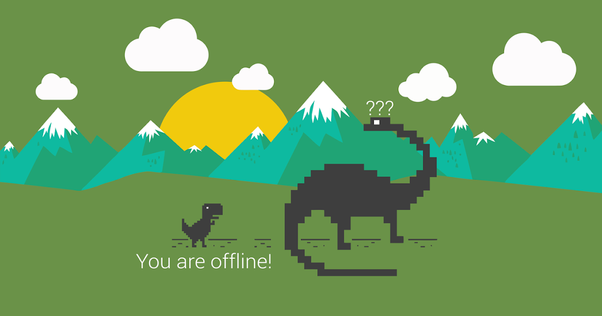 Google Chrome's Hidden Dinosaur Game Lets You Play Offline