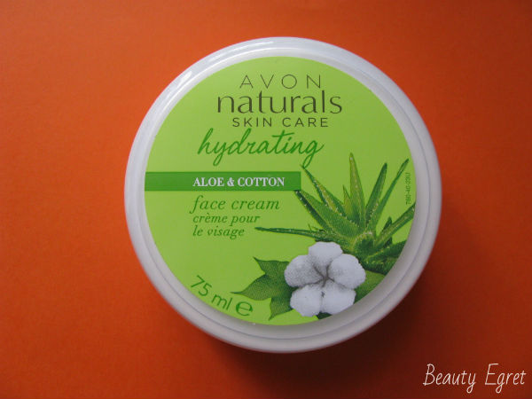 Увлажняющий крем для лица Avon, Naturals Skin Care, Aloe&Cotton