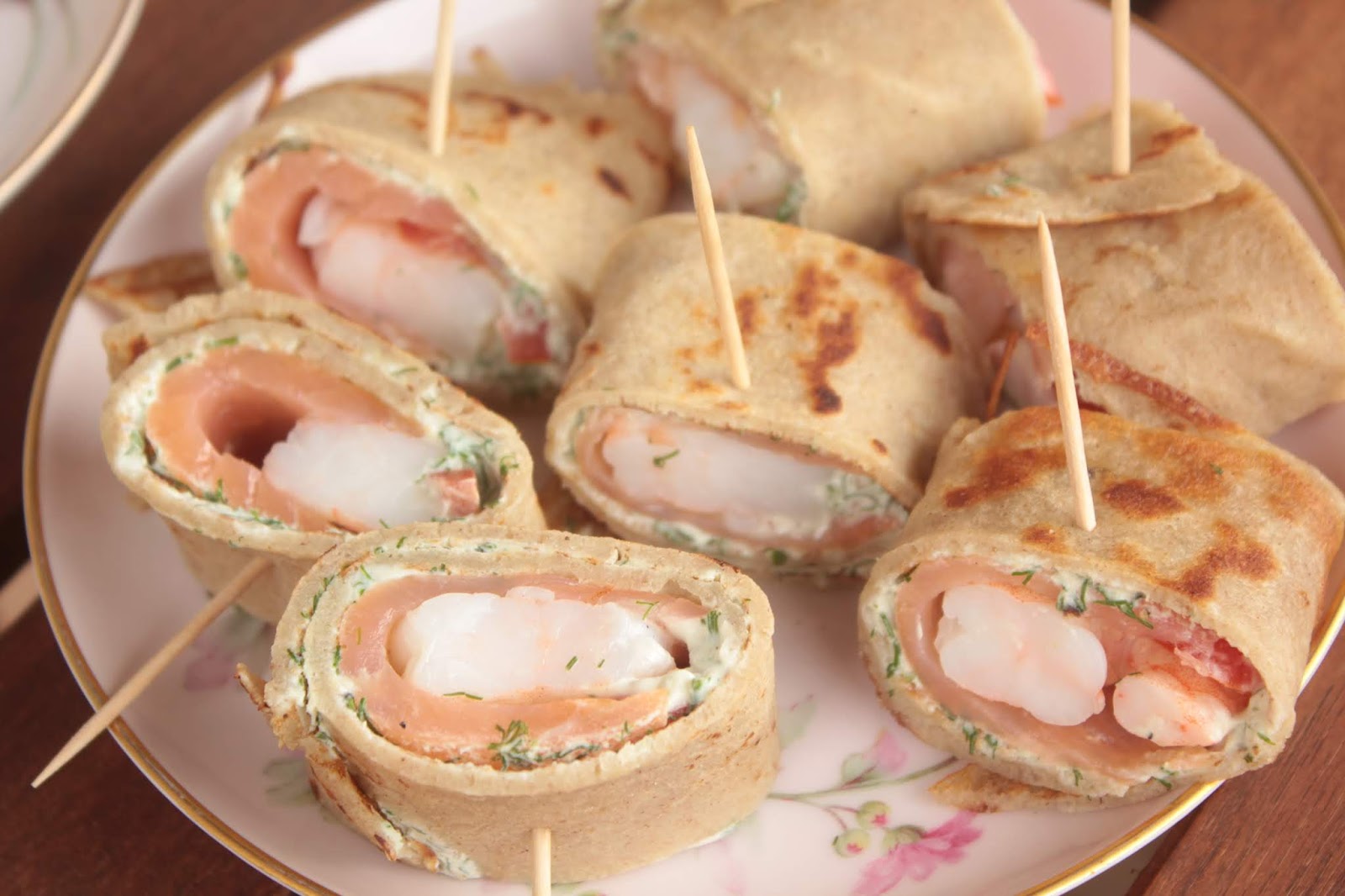Küchenliebelei Galettes bretonnes au saumon fumé
