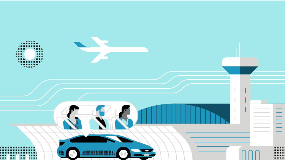 Get 2 free ride from the airport, up to $130, with American Express