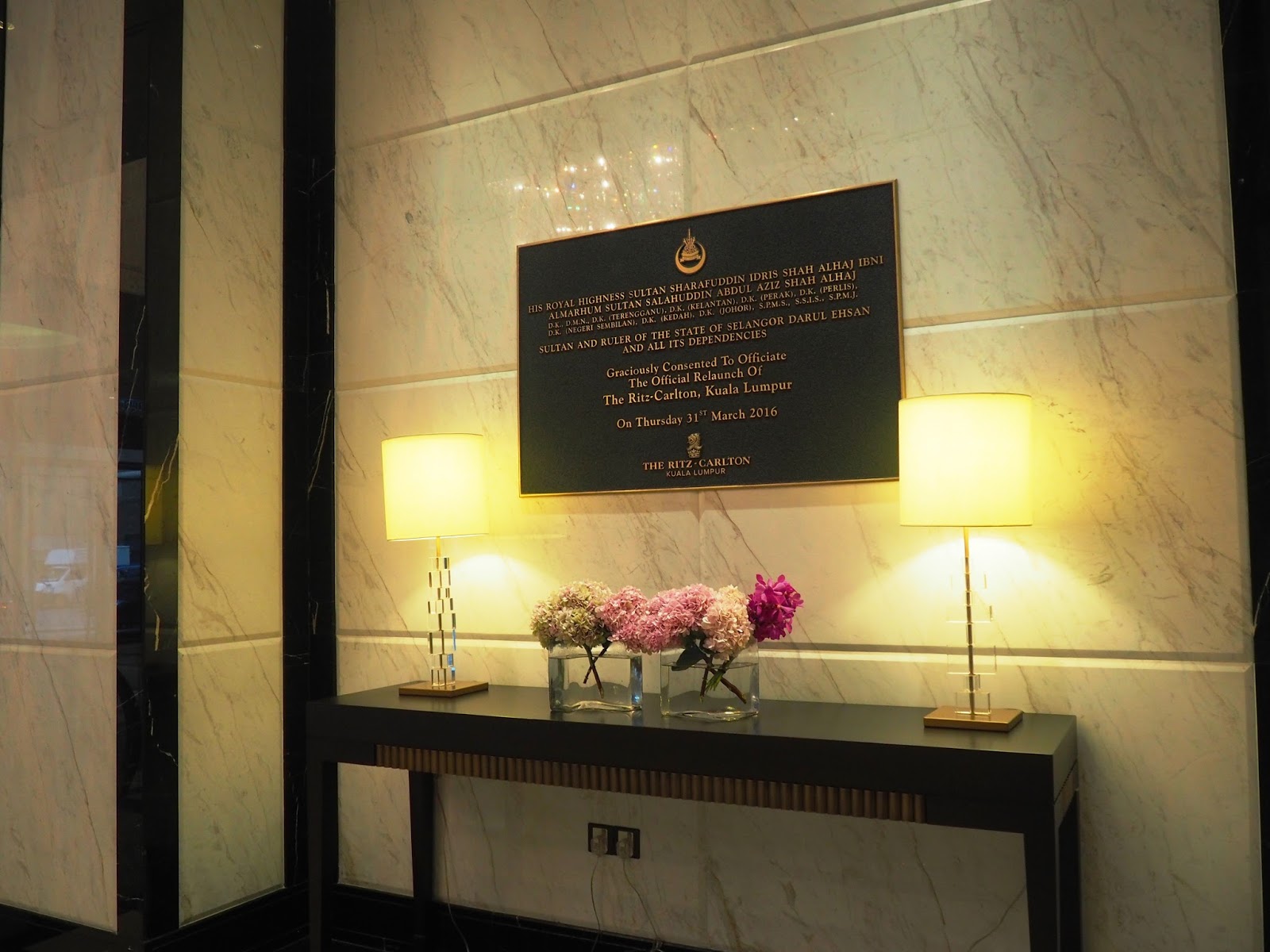 Vinatraveler S Blog Ritz Carlton Hotel Kuala Lumpur An