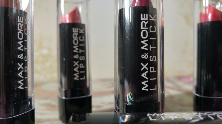 Les rouges à lèvres Max & More Lipstick