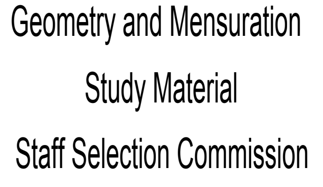 Geometry & Mensuration Bilingual Notes pdf Download