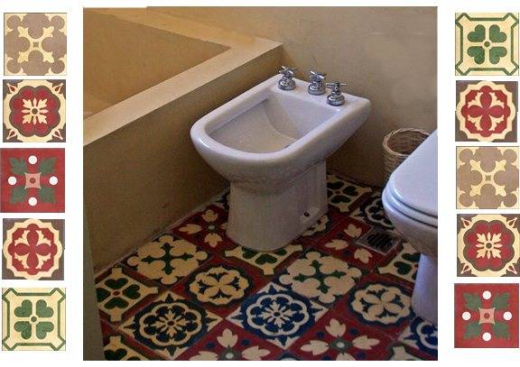 Quadrat: piso de cocina y baño