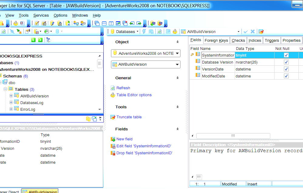 Database - Dbms Tools