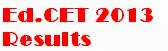 Ed CET 2013 Result Rank Card