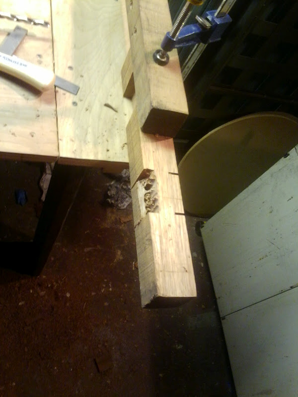 driftedge woodworking Making butterfly joints for a driftwood plank bench!