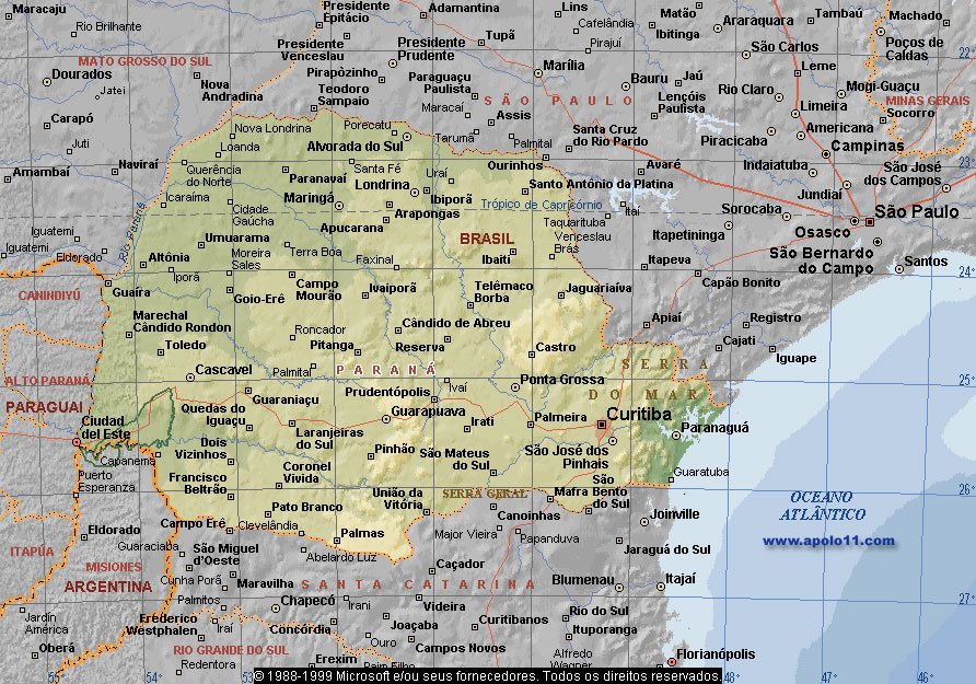 Mapa mundi mapa do parana variados