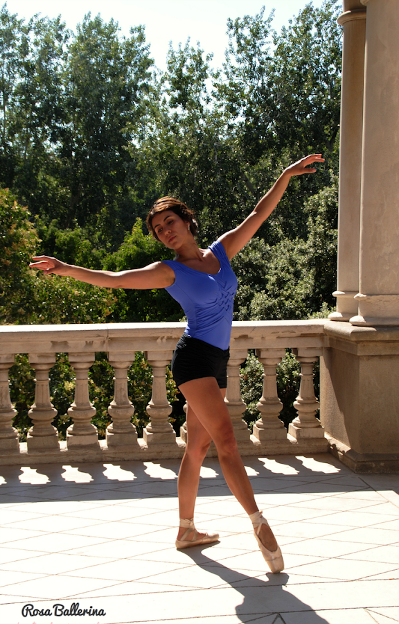 fotografía de ballet clásico en exteriores Barcelona
