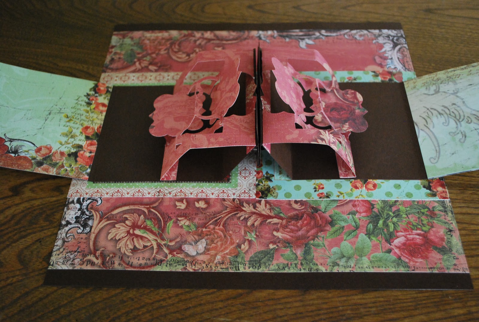 Patsy's Piddlings Scrapbook Popup pages....