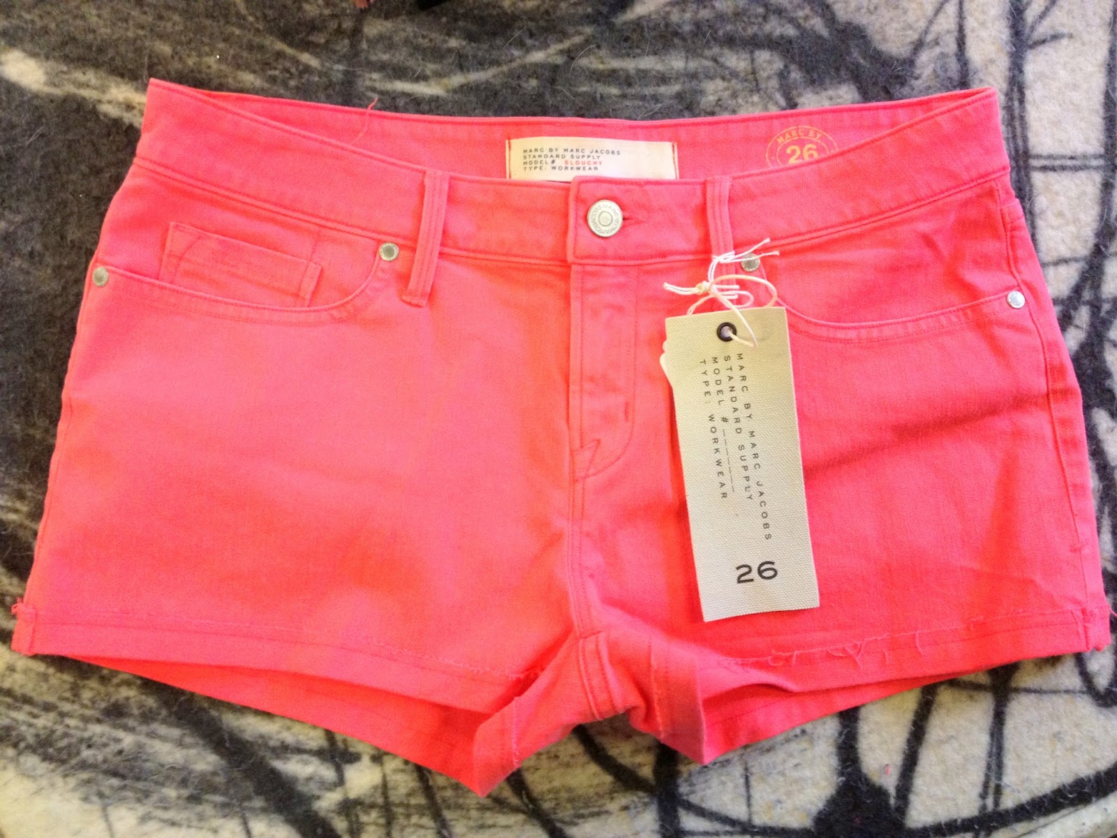 Boutique TRICOT: Neon Marc By Marc Jacobs Shorts