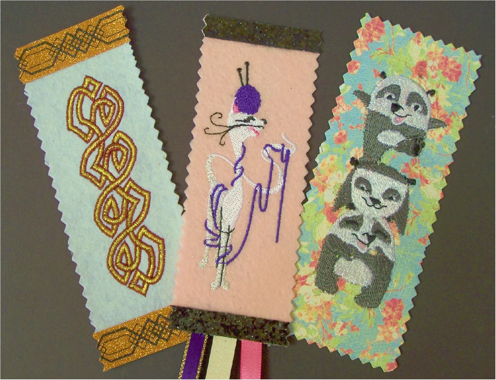 Be True Crafts 15 Embroidered Bookmarks