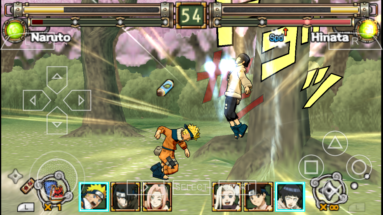 Naruto: Ultimate Ninja Heroes (PSP) .
