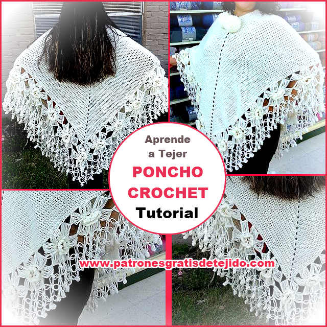 Video tutorial poncho crochet