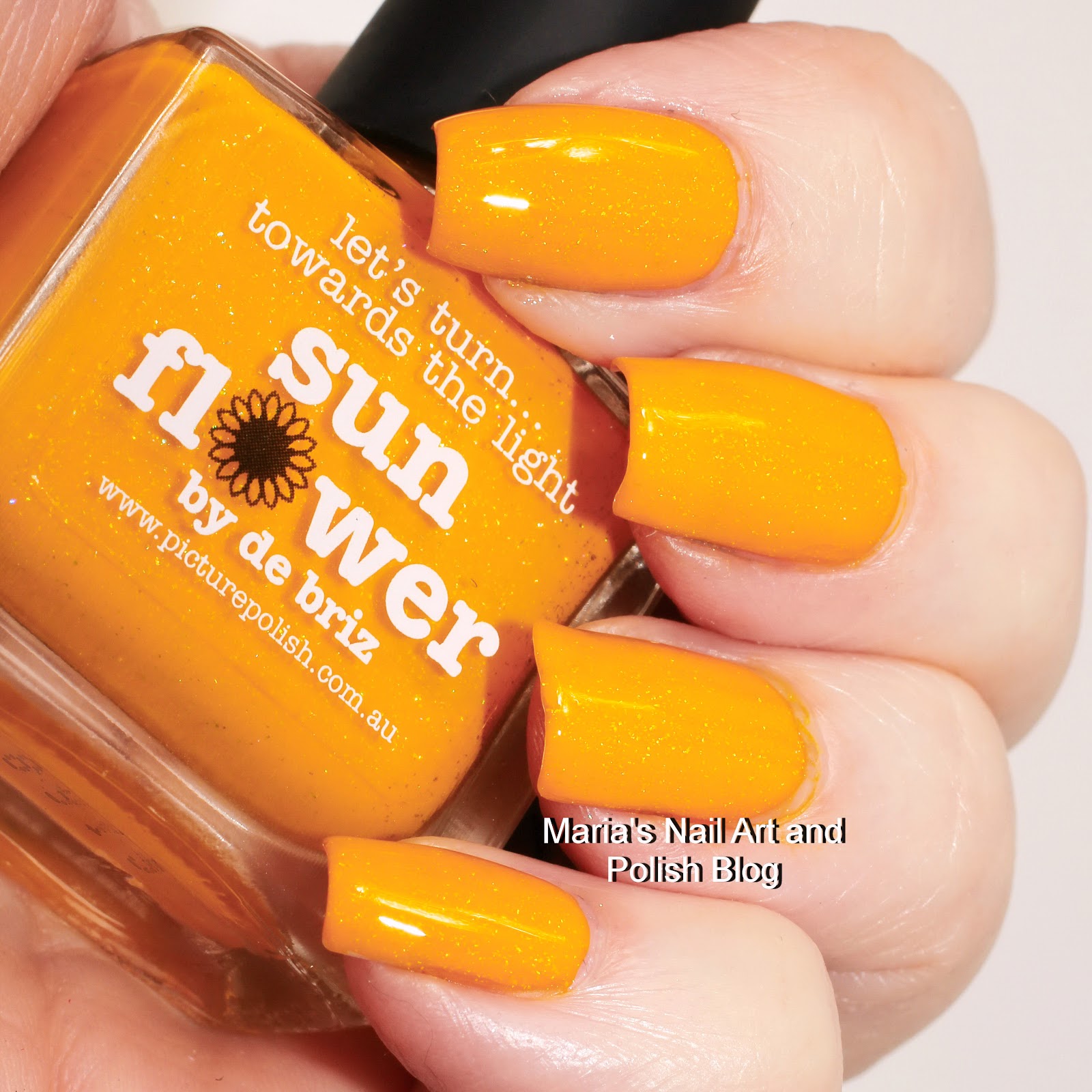 Marias Nail Art and Polish Blog: Picture Polish Sunflower swatches