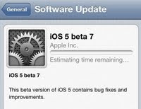 iOS beta 7 Update