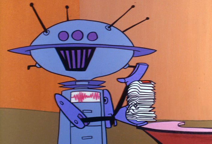 Yowp: Spacely's a Stupe! the jetsons uniblab. 