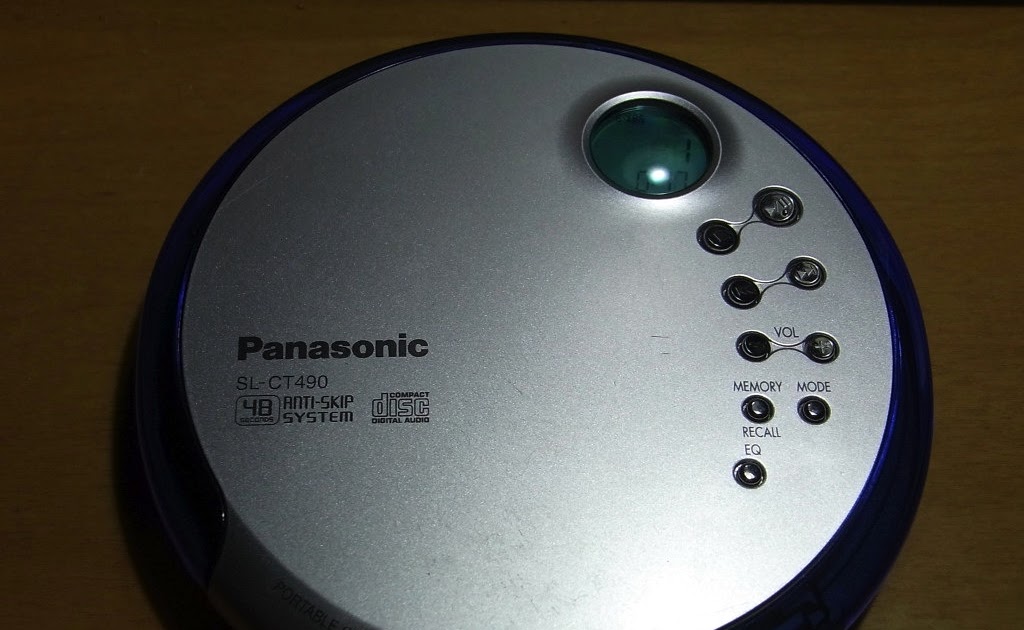 ポータブルCDプレイヤー(Panasonic SL-CT490)
