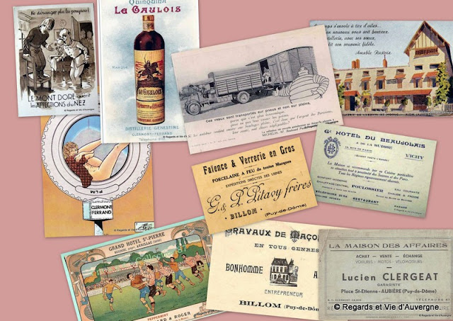 Publicités anciennes d'Auvergne Publicités anciennes d'Auvergne