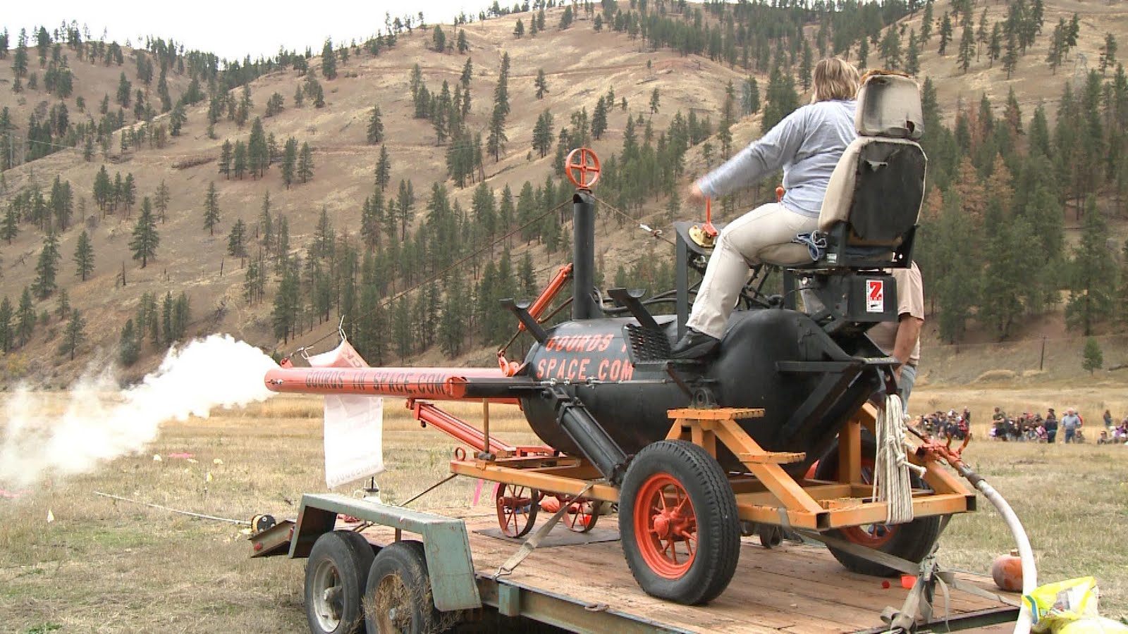 UM News Pumpkins Fly Through The Air At Punkin' Chunkin' Contest
