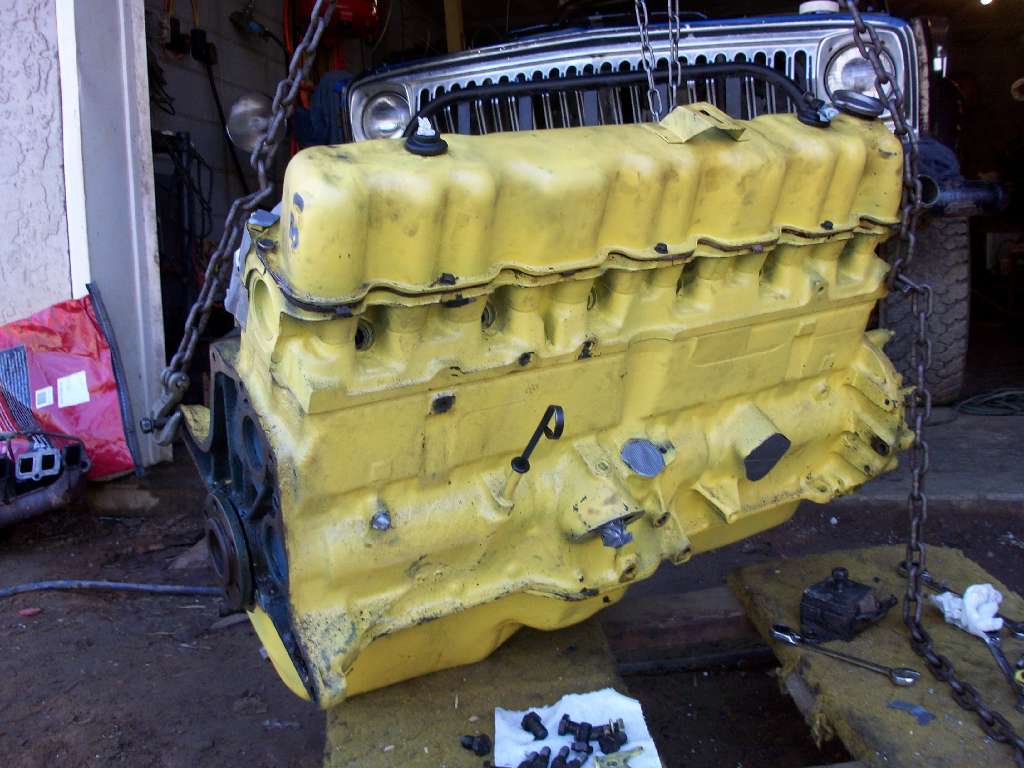 Scott's 1976 Jeep J10 Blog Rebuilt InLine Jeep J10 Engine