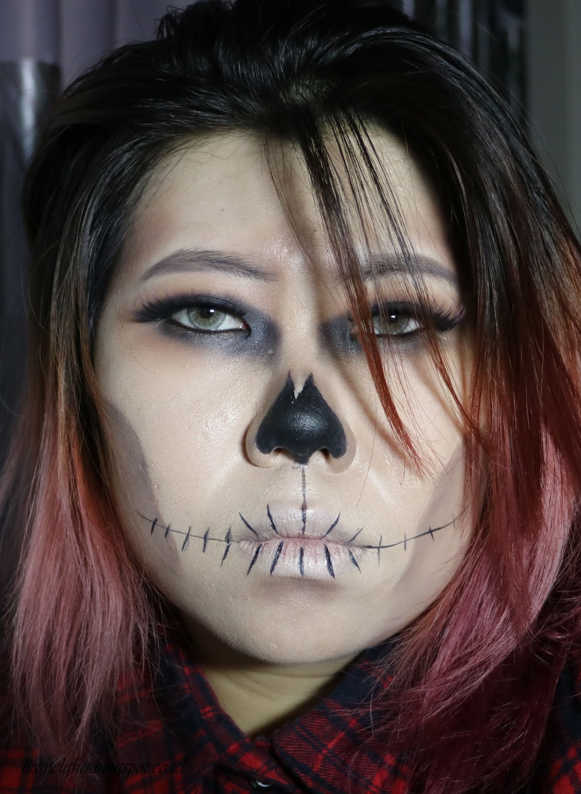 Tutorial Skull Makeup For Halloween Liamelqha Journey About Makeup