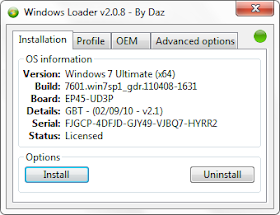 Windows Loader v2.0.8 - DAZ