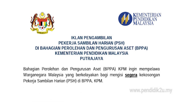 Jawatan Kosong KPM 2017