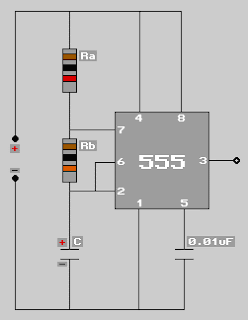 Master Electronics Repair !: NE555 ASTABLE MULTIVIBRATOR
