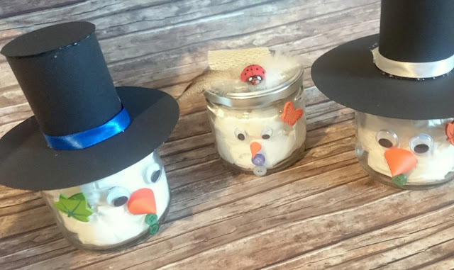 [DIY] Schneemann und Schneefrau im Glas // Glass Snowman and Snowwoman