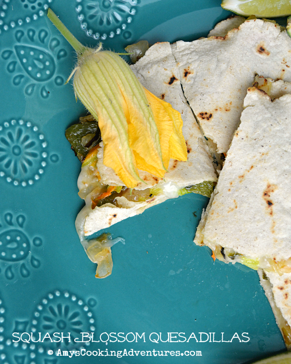 Squash Blossom Quesadillas