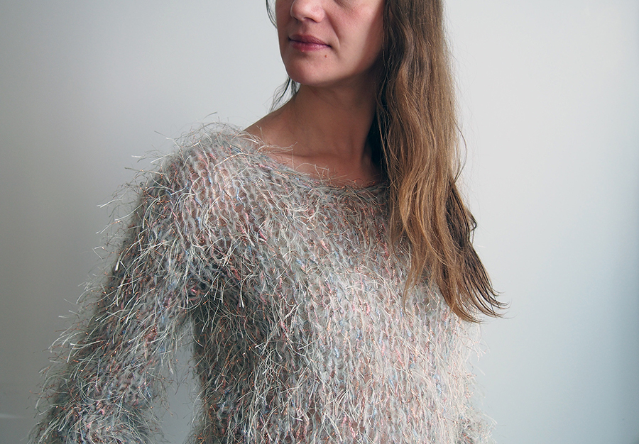 Yes, I Made A Sweater Out of Novelty Yarn!