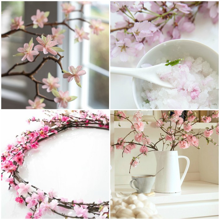 4 diy cerezo en flor
