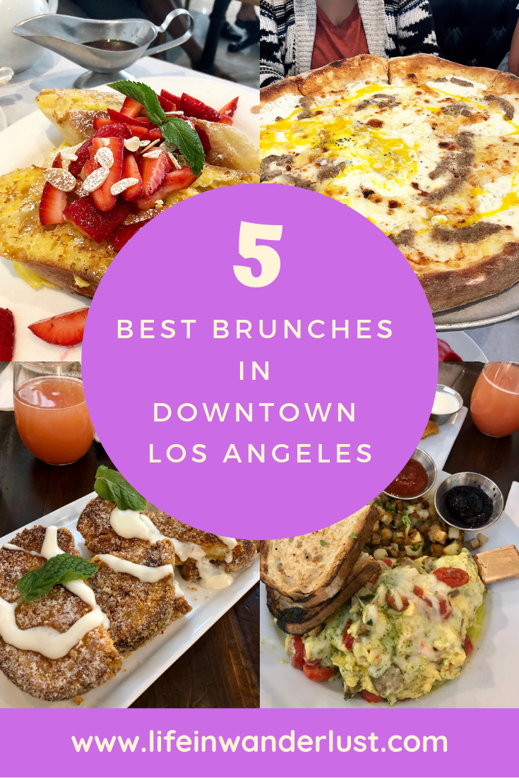 5 Best Brunches in Downtown Los Angeles 