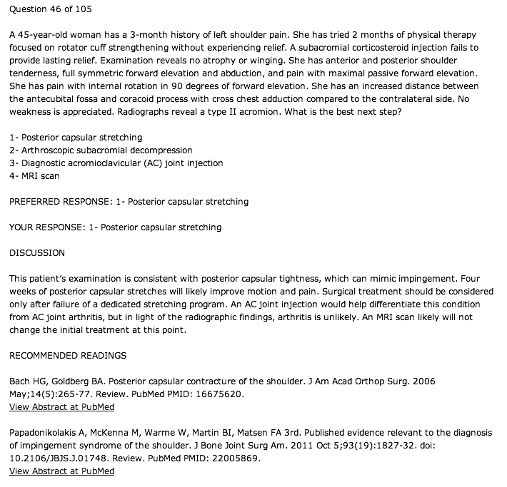 Shoulder Arthritis / Rotator Cuff Tears / Shoulder Pain "Impingement