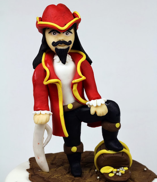 Captain Morgan Pirate Cake Topper - London Cakes