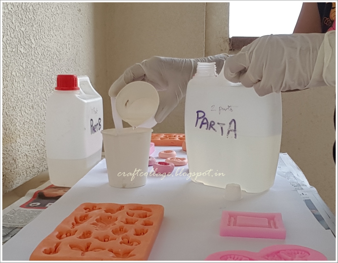 Anuja's CraftCollage Resin Step by Step Process