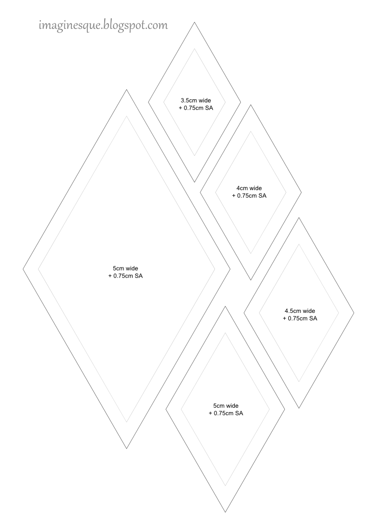 Diamond Template For Quilting