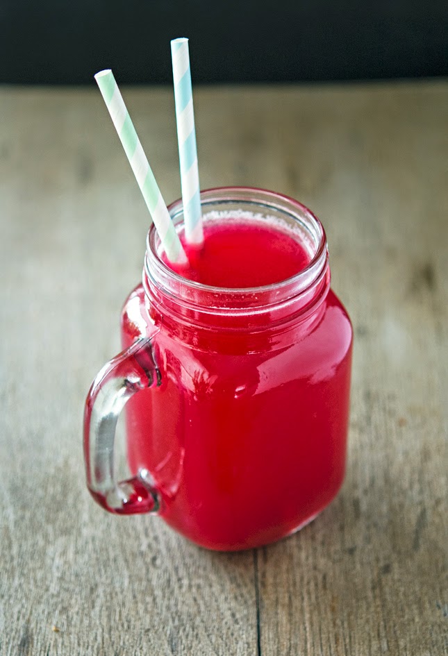 Beet Carrot Ginger and Apple Juice