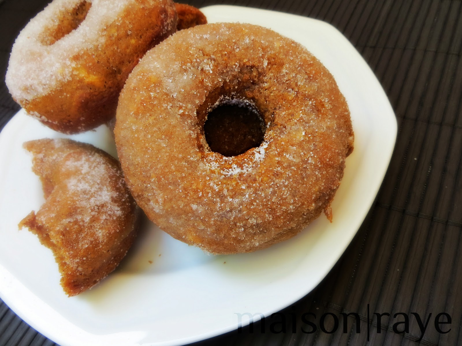 maisonraye Molasses Doughnuts (Baked!)