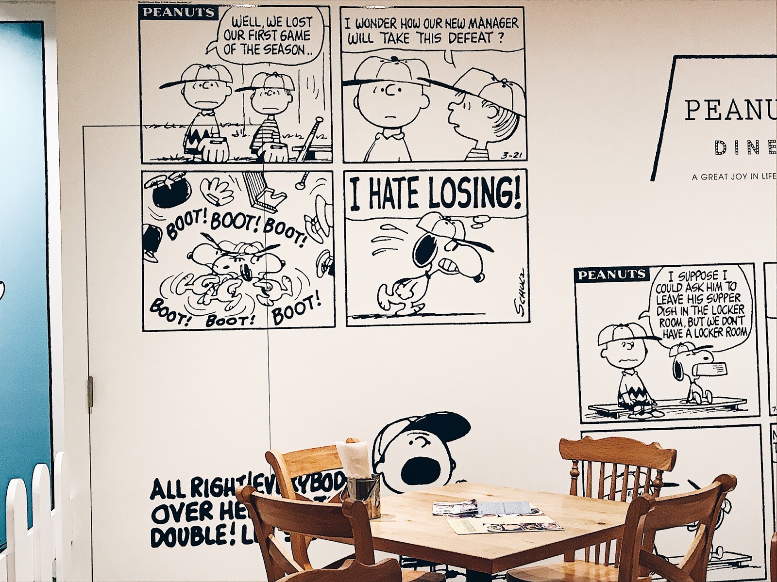 A Walk Day Peanuts Diner
