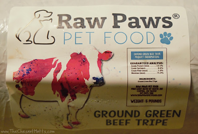 Ground Green Beef Tripe for pets
