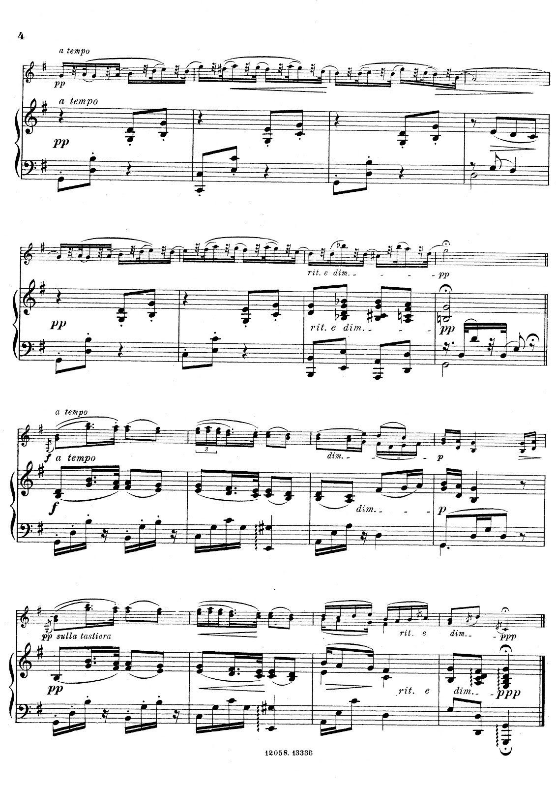 Scope and arrangement