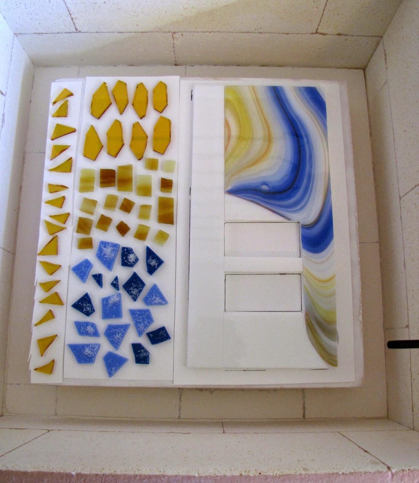Into the kiln for a full fuse