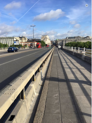 Barrier between pedestrians and cars is installed on Westminster Bridge two months after a driver ploughed into pedestrians