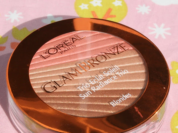 L'Oreal Glam Bronze - Blonde Harmony and Sun Radiance Trio Swatches & Review