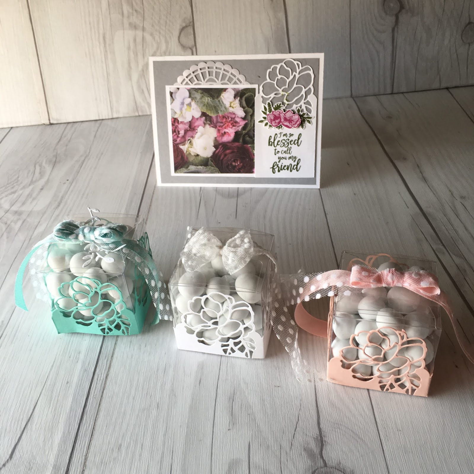 Stampin' Up! Botanical Tag Treat Boxes WrapAround Stamped Sophisticates